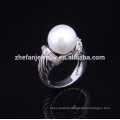 2018 new fashion sterling silver pearl ring settings